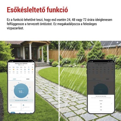 GoSmart öntöző időzítő, Bluetooth 5.0, 2 kimenet