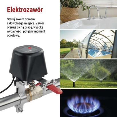 GoSmart Kontroler zaworu wody / gazu, silikonowy P5640S ZigBee