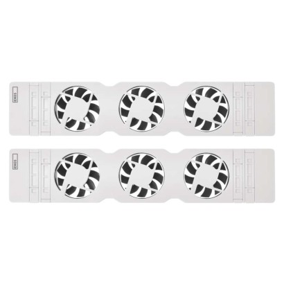 Radiátor fűtéserősítő ventilátor szett - DUO, fehér