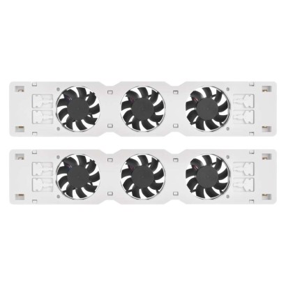 Radiátor fűtéserősítő ventilátor szett - DUO, fehér