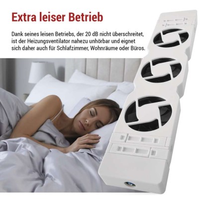 Heizkörperventilator TRIO, weiß