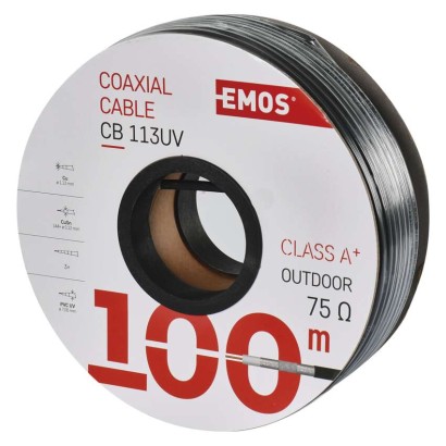 Koaxialkabel CB113UV, 100m