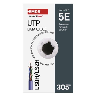 Kabel UTP CAT5E LSZH 305M