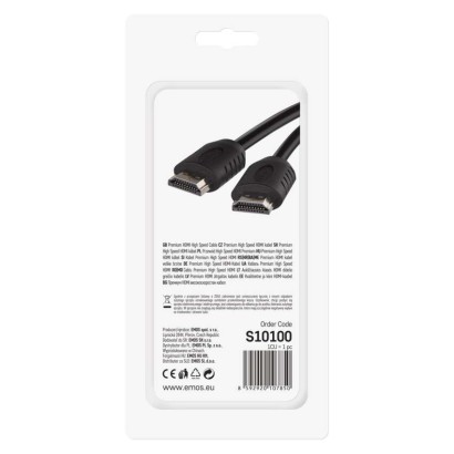 High Speed HDMI Kabel 2.0 A Stecker – A Stecker 1,5m