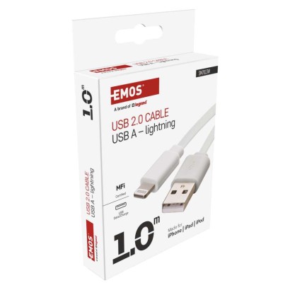 USB Kabel 2.0 A Stecker -  i16P Stecker 1m, weiss