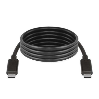 Įkrovimo ir duomenų perdavimo kabelis 2.0 USB-C / USB-C, 1 m, juodas