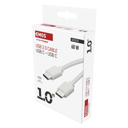 USB Kabel 2.0 C Stecker - USB 2.0 C Stecker 1m, weiss