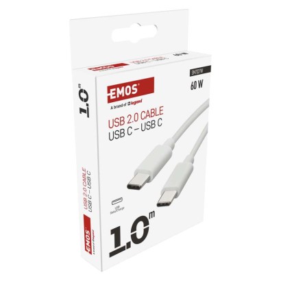 USB Kabel 2.0 C Stecker - USB 2.0 C Stecker 1m, weiss