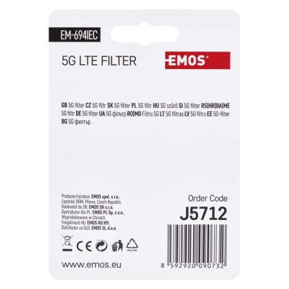 EMOS 5G LTE szűrő EM-694IEC