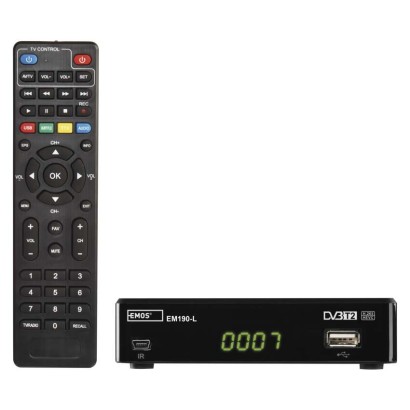 Dekoder DVB-T2 EMOS EM190-L HD