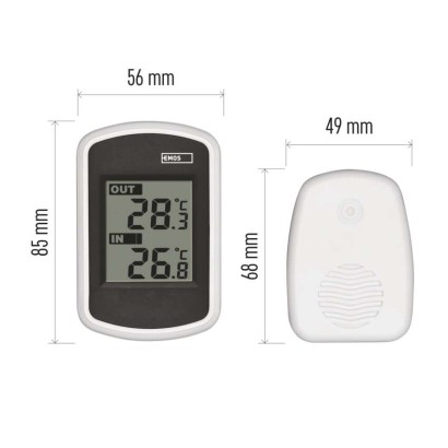 Digitalni termometer, brezžični senzor E0042