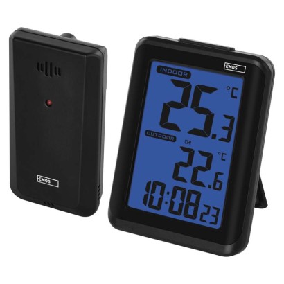 Digitales Thermometer, Funk-Sensor, Wecker E8636
