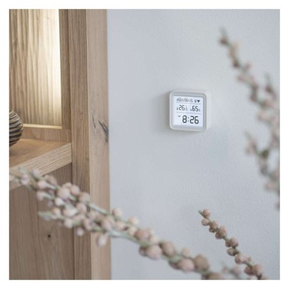 GoSmart Digitales Thermometer mit Hygrometer, Funk-Sensor, Datum, ZigBee EGS0101