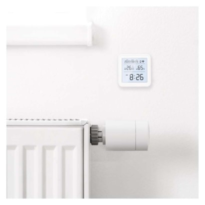 GoSmart Digitales Thermometer mit Hygrometer, Funk-Sensor, Datum, ZigBee EGS0101