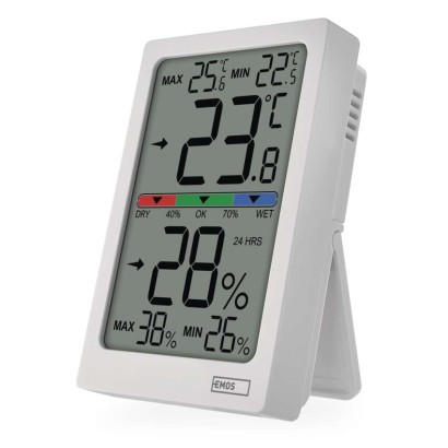 Digitales Innenraum-Thermometer mit Hygrometer E0558