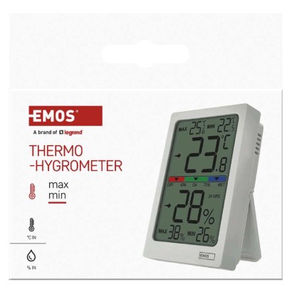 Digitales Innenraum-Thermometer mit Hygrometer E0558