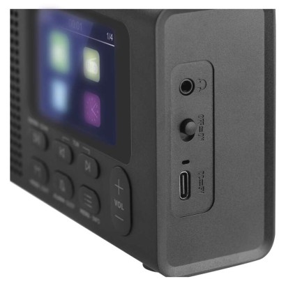 Tragbares Radio mit Bluetooth, DAB / DAB+ / FM, schwarz