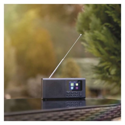 Tragbares Radio mit Bluetooth, DAB / DAB+ / FM, schwarz