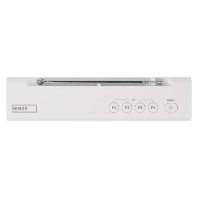 Tragbares Radio mit Bluetooth, DAB / DAB+ / FM, weiß