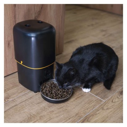 GoSmart dozirnik hrane za hišne živali Pet Care 4 l, črn, Wi-Fi