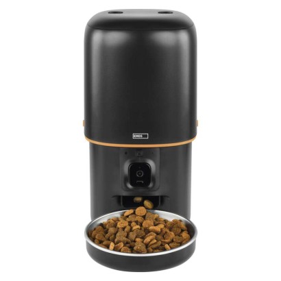 GoSmart dozirnik hrane za hišne živali Pet Care s kamero, 4 l, črn, Wi-Fi