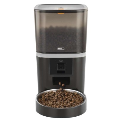 GoSmart dozirnik hrane za hišne živali Pet Care s kamero, 6 l, črn, Wi-Fi