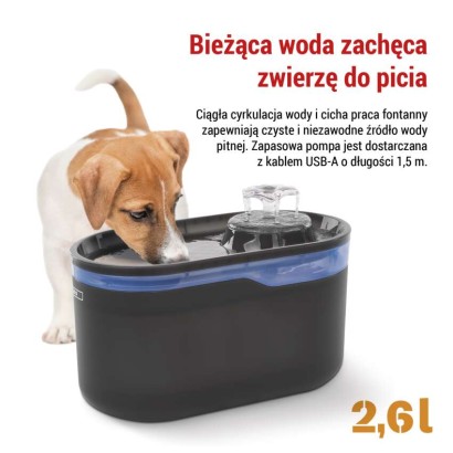 GoSmart Pompa zapasowa do poidła H6102, czarna