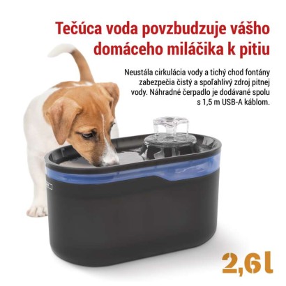 Náhradné vodné čerpadlo pre inteligentné vodné fontány, čierne