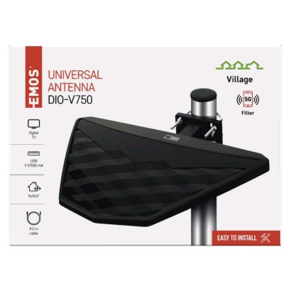 Universale Antenne VILLAGE DIO-V750, DVB-T2, LTE/4G/5G Filter