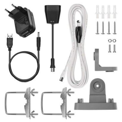 Universale Antenne VILLAGE FLIPP–V200, DVB-T2, DAB, LTE/4G/5G Filter