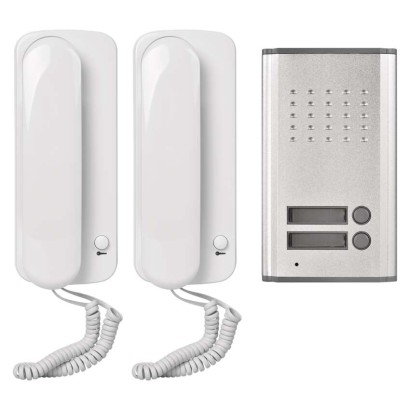 Heim-Audio-Türsprechanlage H1086, 2 Teilnehmer
