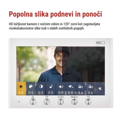 Komplet domačega video domofona  EM-04Z 2WIRE