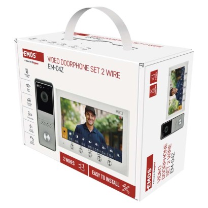 Komplet domačega video domofona  EM-04Z 2WIRE