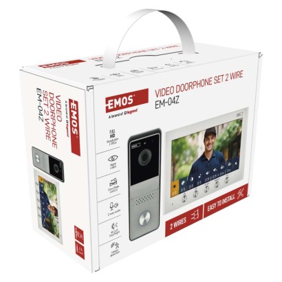 Komplet domačega video domofona  EM-04Z 2WIRE