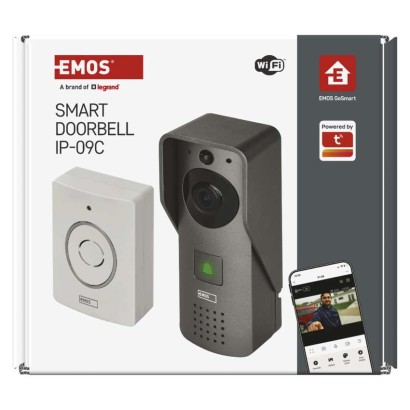 GoSmart Drahtlose Video-Türklingel IP-09C mit WiFi
