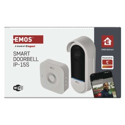GoSmart Domový bezdrôtový batériový videozvonček IP-15S s WiFi