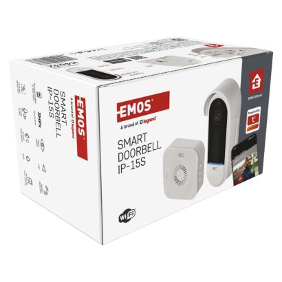 GoSmart Domový bezdrôtový batériový videozvonček IP-15S s WiFi