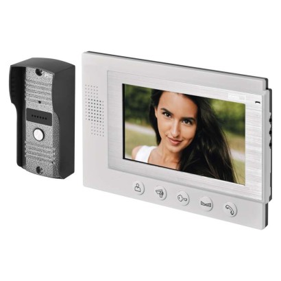 Videodomofon za vrata + kamera EM-07HD + zaklepanje vrat zamek FAB1221