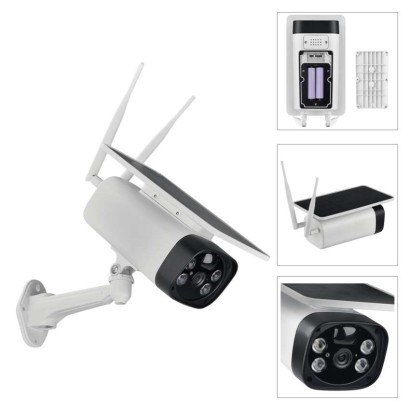GoSmart Outdoor IP Kamera mit WiFi und Solarpanel IP-600 EYE, batteriebetrieben