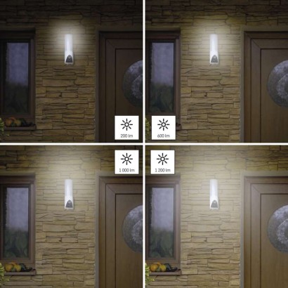 GoSmart Venkovní otočná kamera IP-310 TORCH s WiFi a světlem, bílá