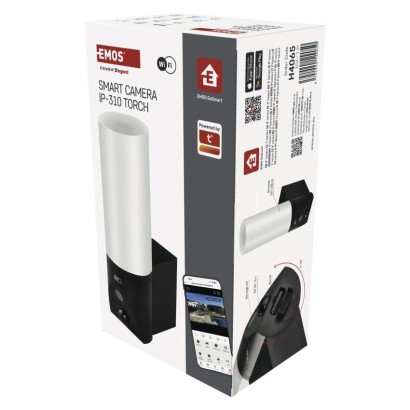 GoSmart Rotierende Outdoor IP Kamera mit WiFi und Licht IP-310 TORCH, schwarz
