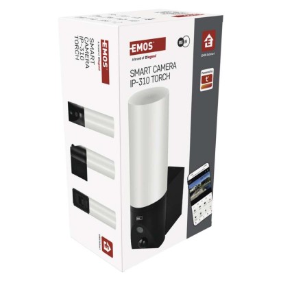 GoSmart Rotierende Outdoor IP Kamera mit WiFi und Licht IP-310 TORCH, schwarz