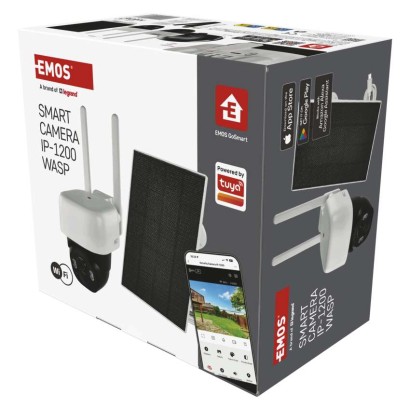 GoSmart Outdoor IP Kamera mit WiFi und Solarpanel IP-1200 WASP, batteriebetrieben