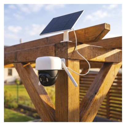 GoSmart Outdoor IP Kamera mit WiFi und Solarpanel IP-1200 WASP, batteriebetrieben