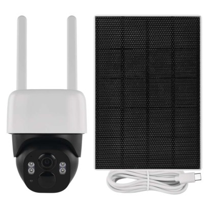 GoSmart Outdoor IP Kamera mit WiFi und Solarpanel IP-1200 WASP, batteriebetrieben