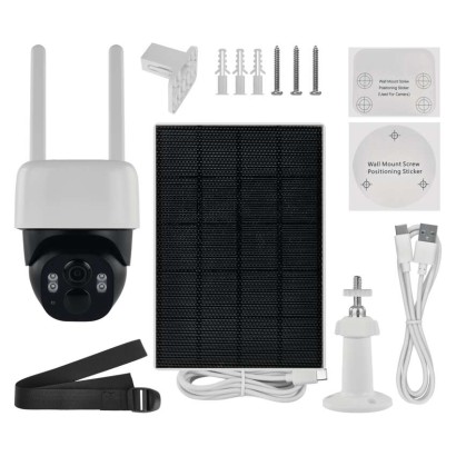 GoSmart Outdoor IP Kamera mit WiFi und Solarpanel IP-1200 WASP, batteriebetrieben