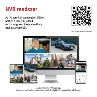 GoSmart Kültéri akkumulátoros kamera IP-1200 WASP wifivel és napelemmel