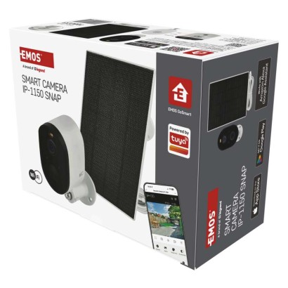 GoSmart Outdoor IP Kamera mit WiFi und Solarpanel IP-1150 SNAP, batteriebetrieben
