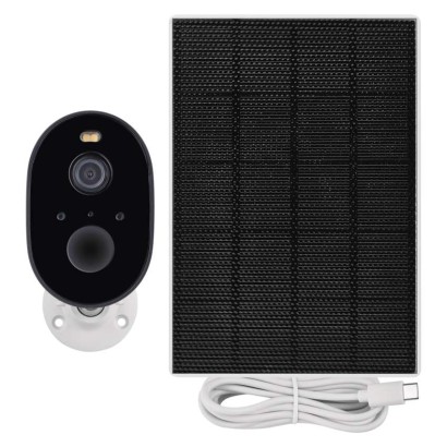 GoSmart Outdoor IP Kamera mit WiFi und Solarpanel IP-1150 SNAP, batteriebetrieben