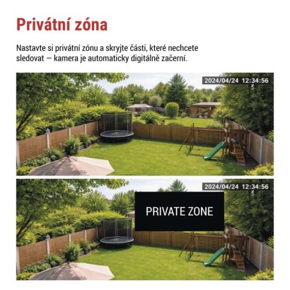 GoSmart Venkovní bateriová kamera IP-1150 SNAP s WiFi a solárním panelem